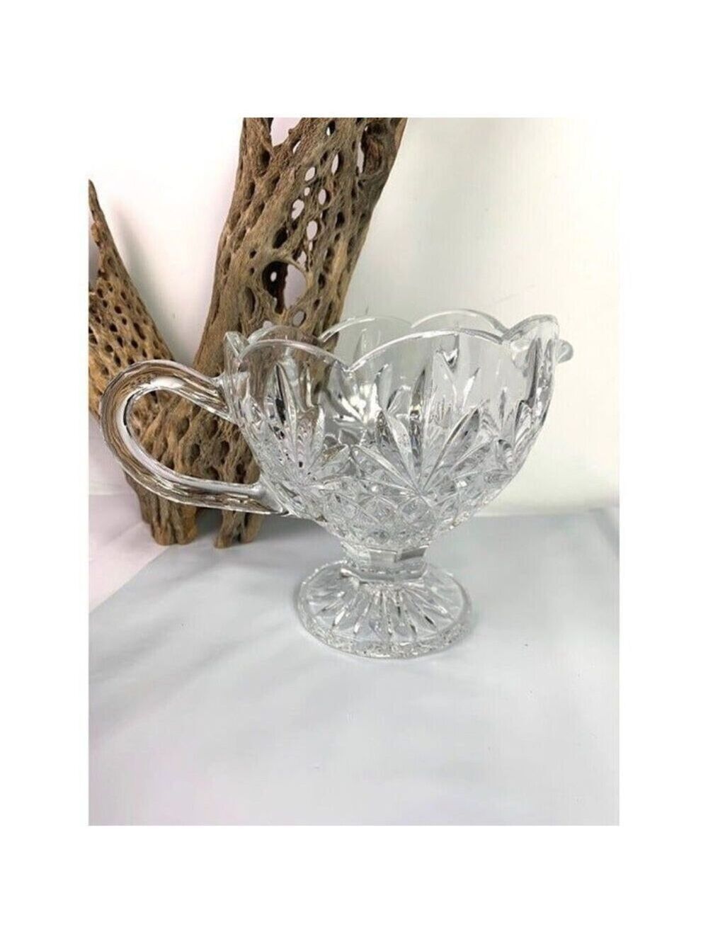 Shannon Crystal Gravy Boat Pitcher